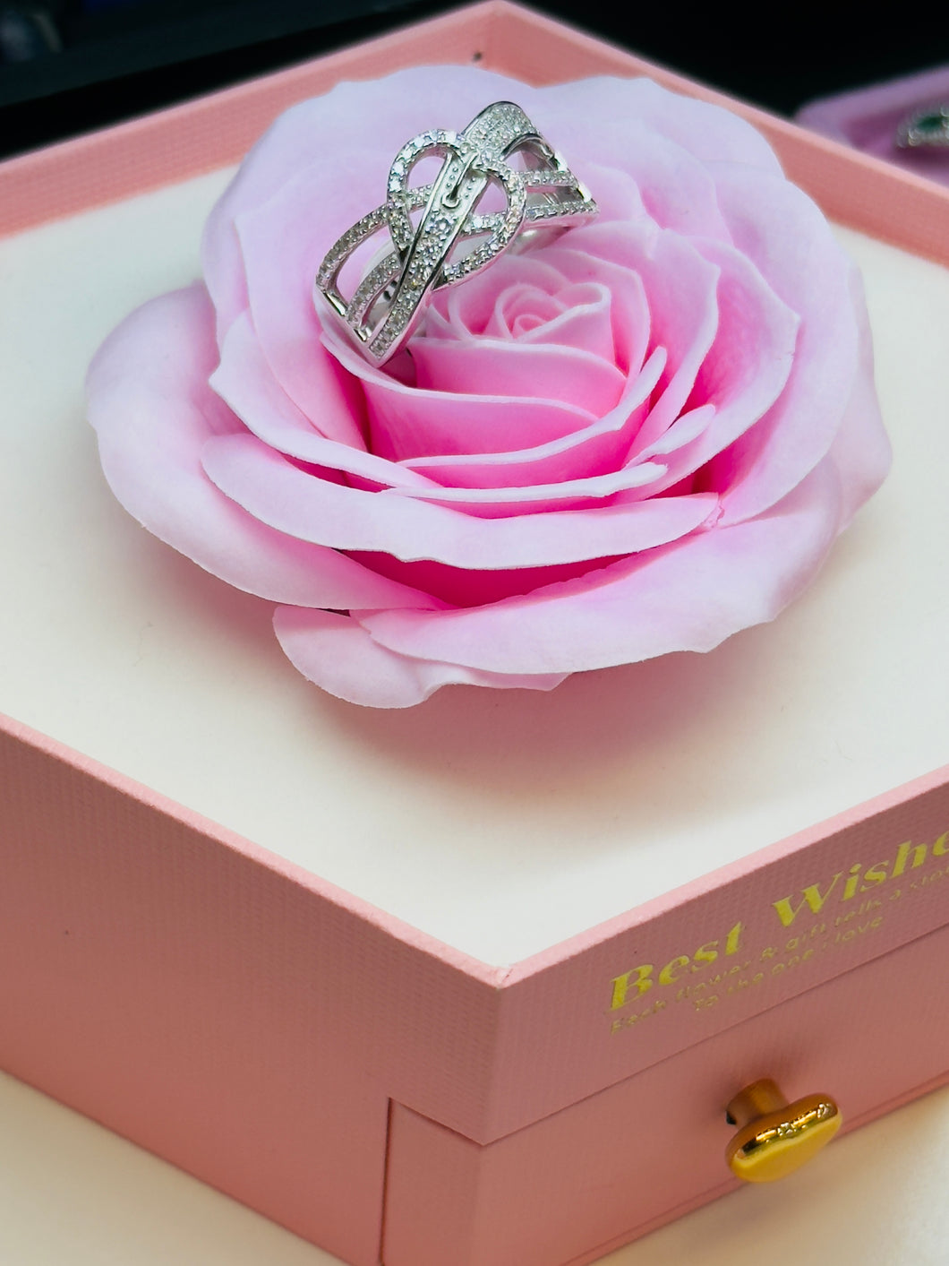 Anillo Corazon 3 lineas