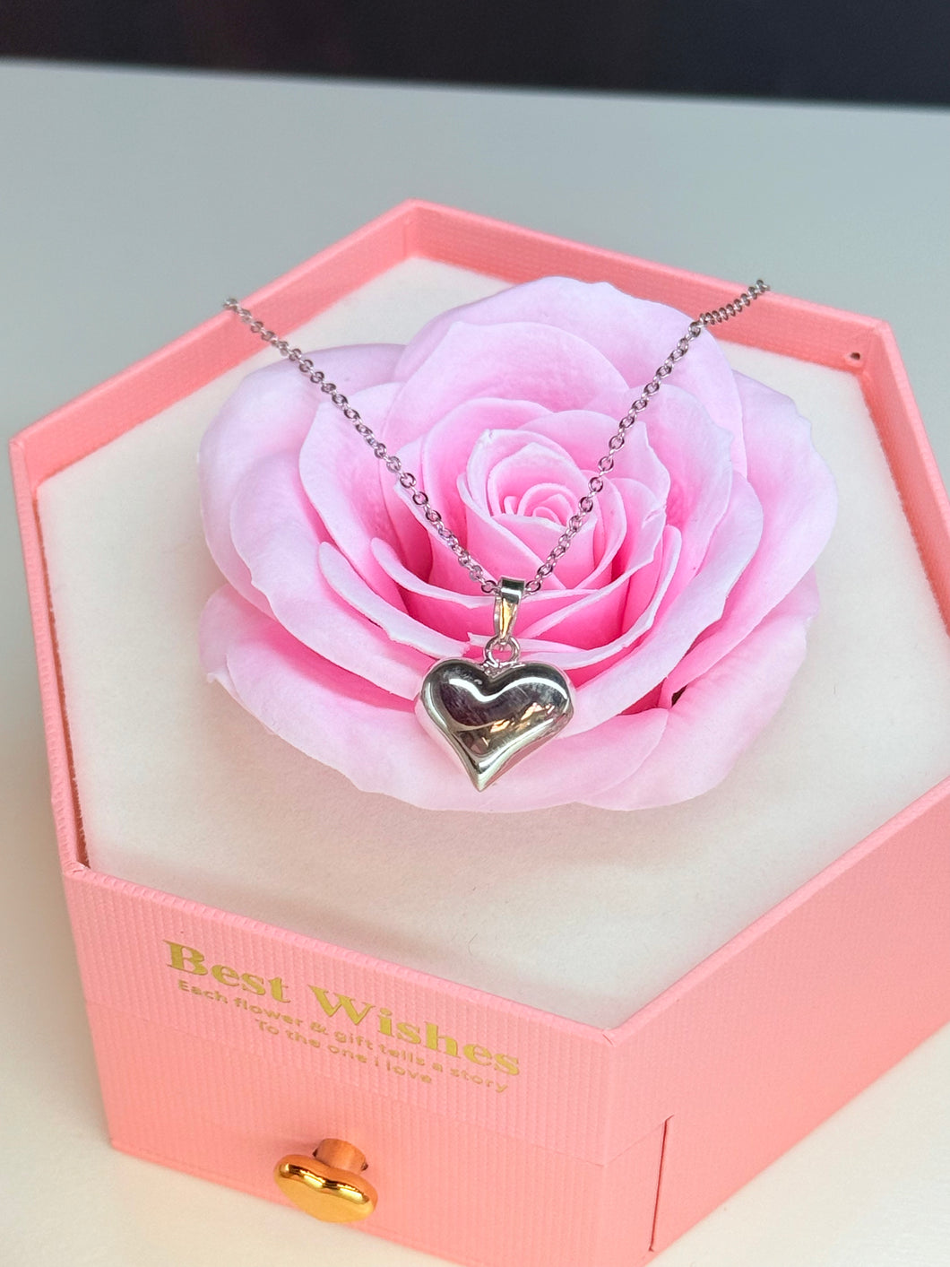 Cadena Corazon pop silver925
